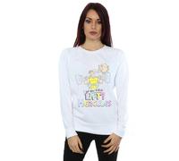 (S, White) Disney Womens/Ladies Hercules Do You Even Lift? Sweatshirt