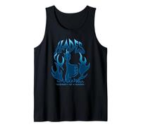 Disney Hercules Hades Everybody's Got A Weakness Blue Fire Tank Top