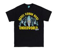 Disney Hercules Hades Underworld Tour Black T Shirt with Back Print