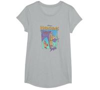 Disney Hercules Hydra Battle Retro T-Shirt, Girls, Heather Grey, Large