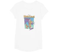 Disney Hercules Hydra Battle Retro T-Shirt, Girls, White, Large