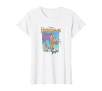 Disney Hercules Hydra Battle Retro T-Shirt, Women, White, 3X-Large