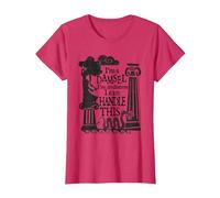 Disney Hercules Meg Damsel Retro Quote Poster T-Shirt, Women, Red Heather, Medium