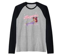 Disney Hercules Megara Posing On A Starry Night Portrait Raglan Baseball Tee
