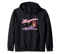 Disney Hercules Megara Posing On A Starry Night Portrait Zip Hoodie