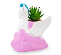 Disney Hercules Pegasus 3-Inch Ceramic Mini Planter With Artificial Succulent