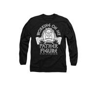 Disney Hercules Phil Working On My Father Figure Long Sleeve T-Shirt, Black | Size: XL Disney Black XL