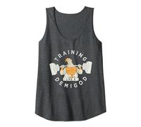 Disney Hercules Training Like a Demigod Tank Top, Women, Dark Heather Grey, X-Large