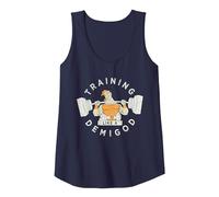 Disney Hercules Training Like a Demigod Tank Top, Women, Navy Blue, Large