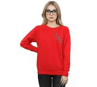 Disney High School Musical The Musical Ehs Logo Breast Print Sweatshirt In Red Red XL