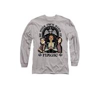 Disney Hocus Pocus 2 Be Your Own Kind Of Magic Becca, Izzy, Cassie Long Sleeve T-Shirt, Athletic Heather in Light Grey | Size: Small Disney Light Grey S