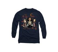 Disney Hocus Pocus 2 Witchful Thinking With Becca, Izzy & Cassie Long Sleeve T-Shirt, Navy | Size: Large Disney Navy L