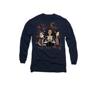 Disney Hocus Pocus 2 Witchful Thinking With Becca, Izzy & Cassie Long Sleeve T-Shirt, Navy | Size: Small Disney Navy S