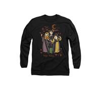 Disney Hocus Pocus 2 Witchful Thinking With The Sanderson Sisters Long Sleeve T-Shirt, Black | Size: Medium Disney Black M