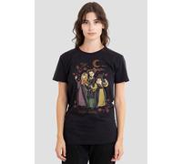 Disney Women's Hocus Pocus 2 Witchful Thinking With The Sanderson Sisters T-Shirt, Black | Size: Large Disney Black L