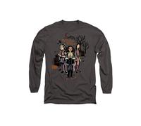 Disney Hocus Pocus 2 Witchy Vibes With Becca, Izzy & Cassie Long Sleeve T-Shirt, Charcoal | Size: Medium Disney Charcoal M