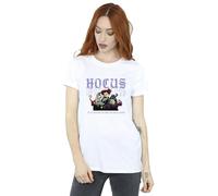 Disney Women's Hocus Pocus Hallows Eve Cotton Boyfriend T-Shirt in White | Size: 5XL Disney White 5XL