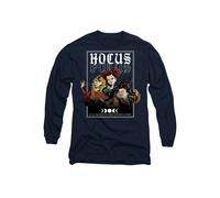 Disney Hocus Pocus On All Hallow's Eve Sanderson Sisters Long Sleeve T-Shirt, Navy | Size: Medium Disney Navy M
