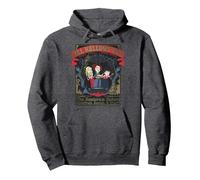 Disney Hocus Pocus Sanderson Sisters All Hallows Eve Pullover Hoodie, Adult Unisex, Dark Heather Grey, Medium