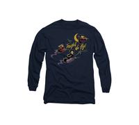 Disney Hocus Pocus Sanderson Sisters Tonight We Fly Long Sleeve T-Shirt, Navy | Size: XL Disney Navy XL