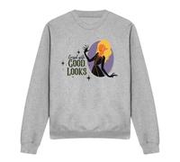 Disney Hocus Pocus Sarah Is Cursed With Good Looks Sweatshirt Light Grey Light Grey