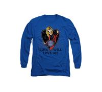 Hocus Pocus Sarah Sanderson Boys Will Love Me Long Sleeve T-Shirt, Royal Disney Royal XL