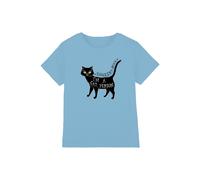 Disney Hocus Pocus Thackery Binx I'm A Cat Person kids t-shirt in Light Blue | Size: 7-8 Years Disney Light Blue 7-8 Years