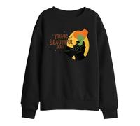 Disney Hocus Pocus Winifred Young And Beautiful Again Kids Sweatshirt, Black, 9-11