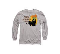 Disney Hocus Pocus Winifred Young & Beautiful Again Long Sleeve T-Shirt, Athletic Heather in Light Grey | Size: Large Disney Light Grey L