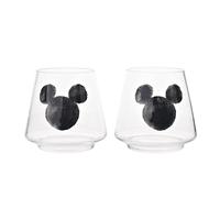Disney Home Mickey Mouse Glass Candle Holders - Set of 2