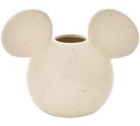 Disney Home Mickey Mouse Head Ceramic Vase with Natural Speckle Design