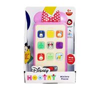 Disney Hooyay Minnie Mouse Cell Phone Lights and Sounds for Learning Numbers and Shapes Voiced by Minnie, Multi (20710)