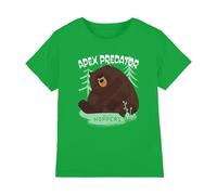 Disney Hoppers Ellen Bear Apex Predator Kids T Shirt, Kelly Green, 5-6