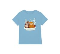 Disney Hoppers Mabel and King George Kids T Shirt, Light Blue, 5-6