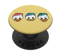 Disney Huey Dewey & Louie Duck Big Face Retro Trip Matching PopSockets Adhesive PopGrip
