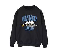 Disney Women's Huey Dewey Louie Reading Sweatshirt in Black | Size: 2XL Disney Black 2XL