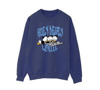 Disney Women's Huey Dewey Louie Reading Sweatshirt in Navy | Size: Large Disney Navy L