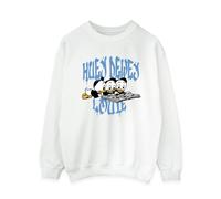 Disney Huey Dewey Louie Reading Sweatshirt In White White 4XL