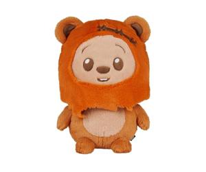 Disney Huggables Star Wars Wicket 35cm plush the courageous Ewok scout and warrior from the forest moon of Endor, Bright Tree Village favourite for fans and collectors, birthday, christmas or gift