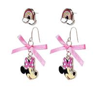 Disney Hypoallergenic Stud Earrings & Fishhook Drop Earring Sets with Charms One Size Fits All Girls Earrings, Disney Accessories for Girls Ages 4+