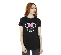 Disney I Do Crew Minnie Mouse Cotton Boyfriend T-Shirt In Black Black 5XL