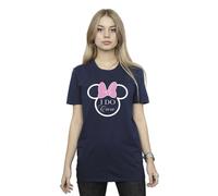 Disney I Do Crew Minnie Mouse Cotton Boyfriend T-Shirt In Navy Navy XXL