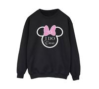 Disney I Do Crew Minnie Mouse Sweatshirt In Black Black 4XL