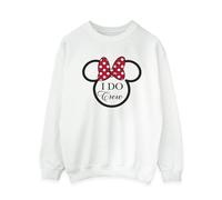 Disney I Do Crew Minnie Mouse Sweatshirt In White White L