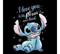 Disney I Love You To The Moon And Back Unisex T-Shirt - Black - L