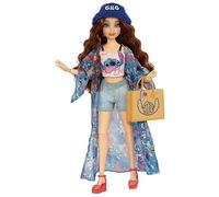 Disney ily 4EVER Fashion Dolls Stitch 30cm/11.5" Tall with 13 Points of Articulation, Two Complete Mix-and-Match Outfits and Glittery Mickey Ring for You!, Wavey Brown Hair