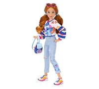 Disney ily 4EVER Fashion Dolls Stitch with Ginger Hair 30cm/11.5" Tall with 13 Points of Articulation, Two Complete Mix-and-Match Outfits and Glittery Mickey Ring for You!