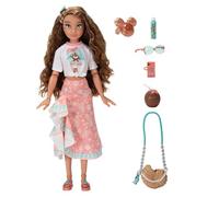 Disney ILY 4ever Moana Fashion Doll 30cm / 11.5" Tall, Officially Licensed by Jakks Pacific,13 Points of Articulation, Complete with Mix-and-Match Accessories and Glittery Mickey Ring for You!