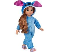 Disney ily 4EVER Stitch 45cm / 18" Doll With Strawberry Blonde Hair. Includes Stitch Inspired Onesie, Pink Sliders And Sleepover Toothbrush for girls aged 6+