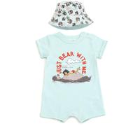 Disney Infant Baby Boys Romper and and Bucket Sun Hat 18 Months